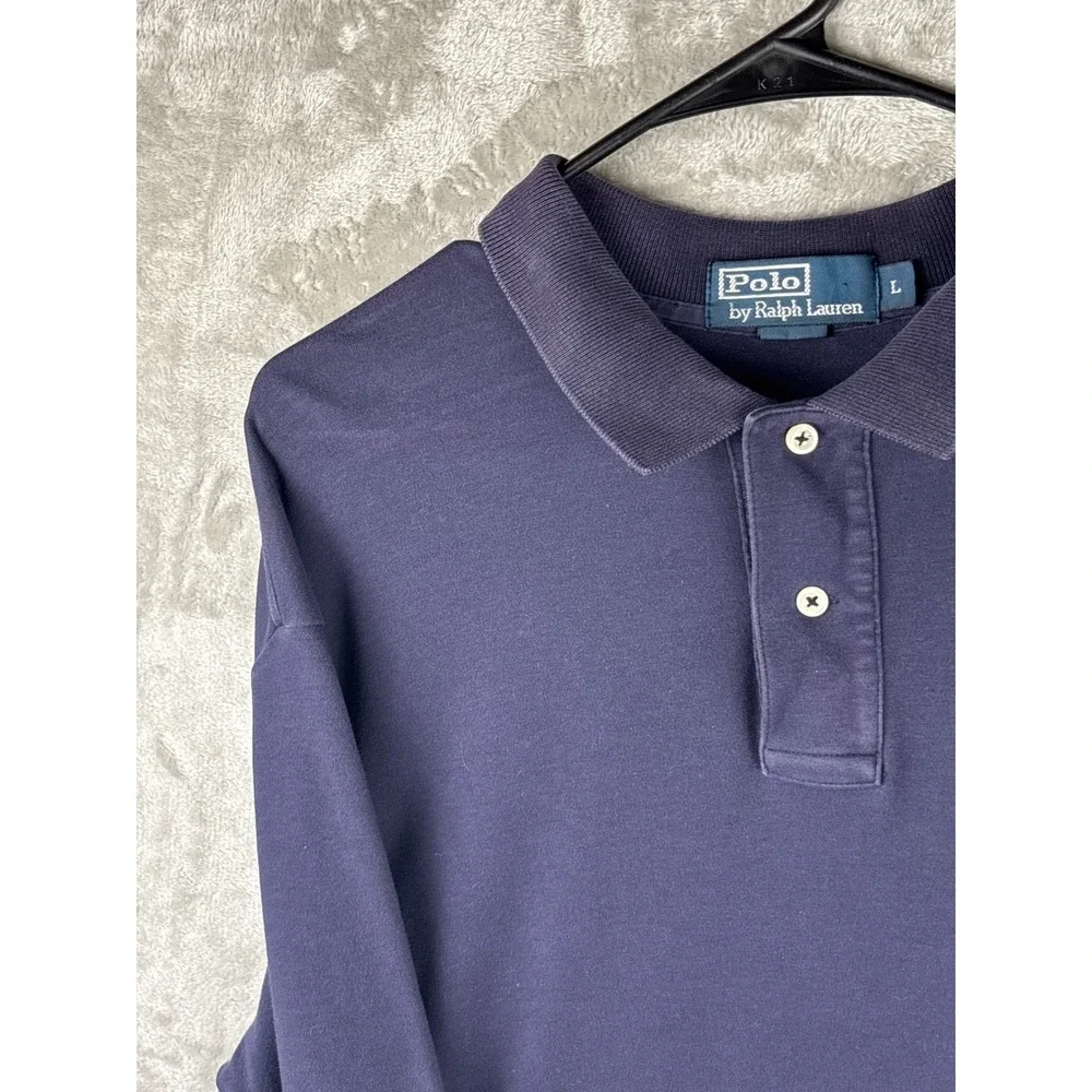 Polo Ralph Lauren Mens Polo Shirt L Purple Preppy Old Money Classic Fit Red Pony